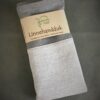 Linnehandduk ljusgrå/grå