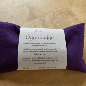 Ögonkudde - lin/bomull - lila